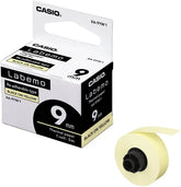 Casio XA-9YW1 Labemo Tape BLACK on YELLOW